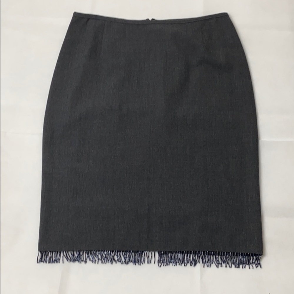 LAUNDRY beaded edge skirt.